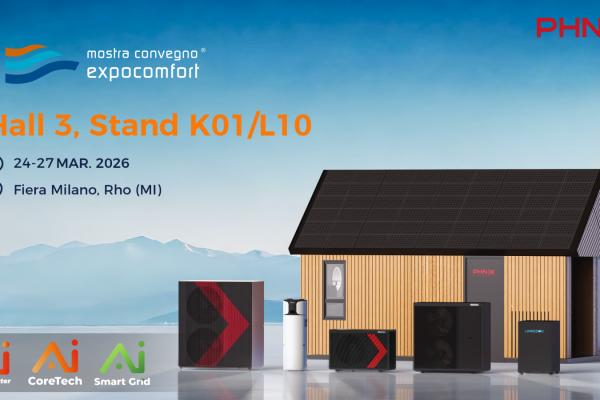 PHNIX to Unveil "AI-Powered All-Scenario Heat Pump Ecosystem" at MCE Milan 2026
