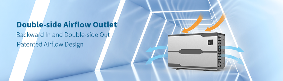 Patented Double-side Airflow Outlet