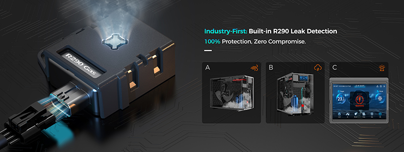 Industry-First: Built-in R290 Leak Detection